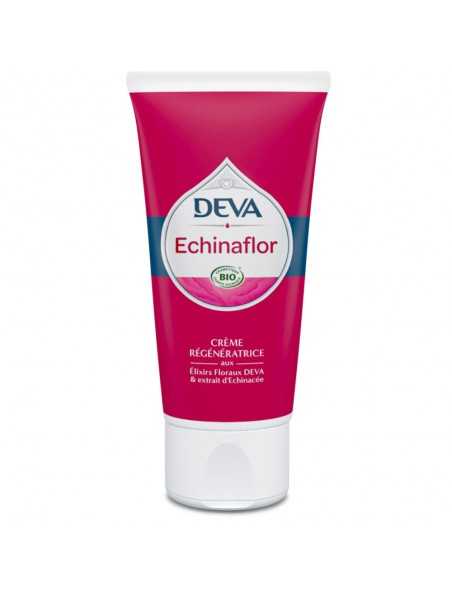 Achetez Echinaflor Bio - Crème Régénératrice 50 ml - Deva à l'herboristerie Louis Image principale de Echinaflor Bio - Crème Régénératrice 50 ml - Deva