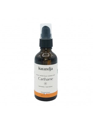 Image de Carthame Bio - Huile Végétale de Carthamus tinctorius 50 ml - Karandja depuis Achetez les produits Karandja à l'herboristerie Louis