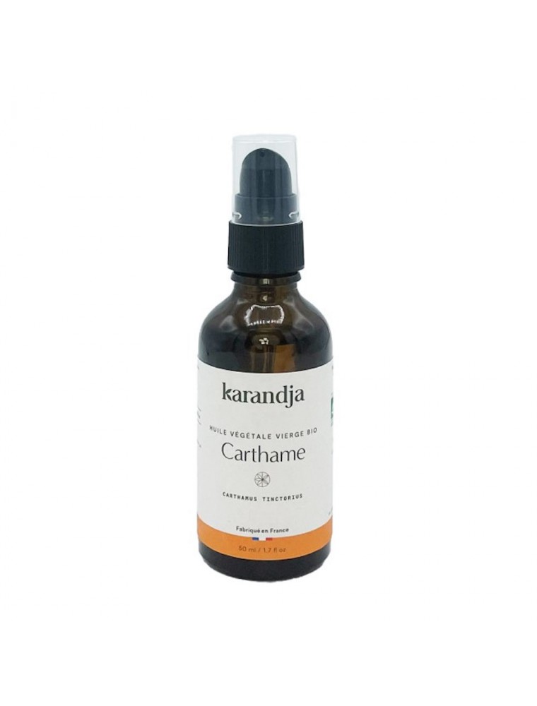 Image principale de la modale pour Carthame Bio - Huile Végétale de Carthamus tinctorius 50 ml - Karandja