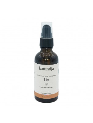 Image de Lin Bio - Huile Végétale de Linum Usitatissimum 50 ml - Karandja depuis Achetez les produits Karandja à l'herboristerie Louis