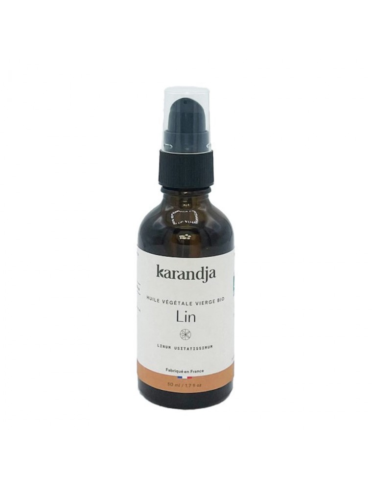 Image principale de la modale pour Lin Bio - Huile Végétale de Linum Usitatissimum 50 ml - Karandja