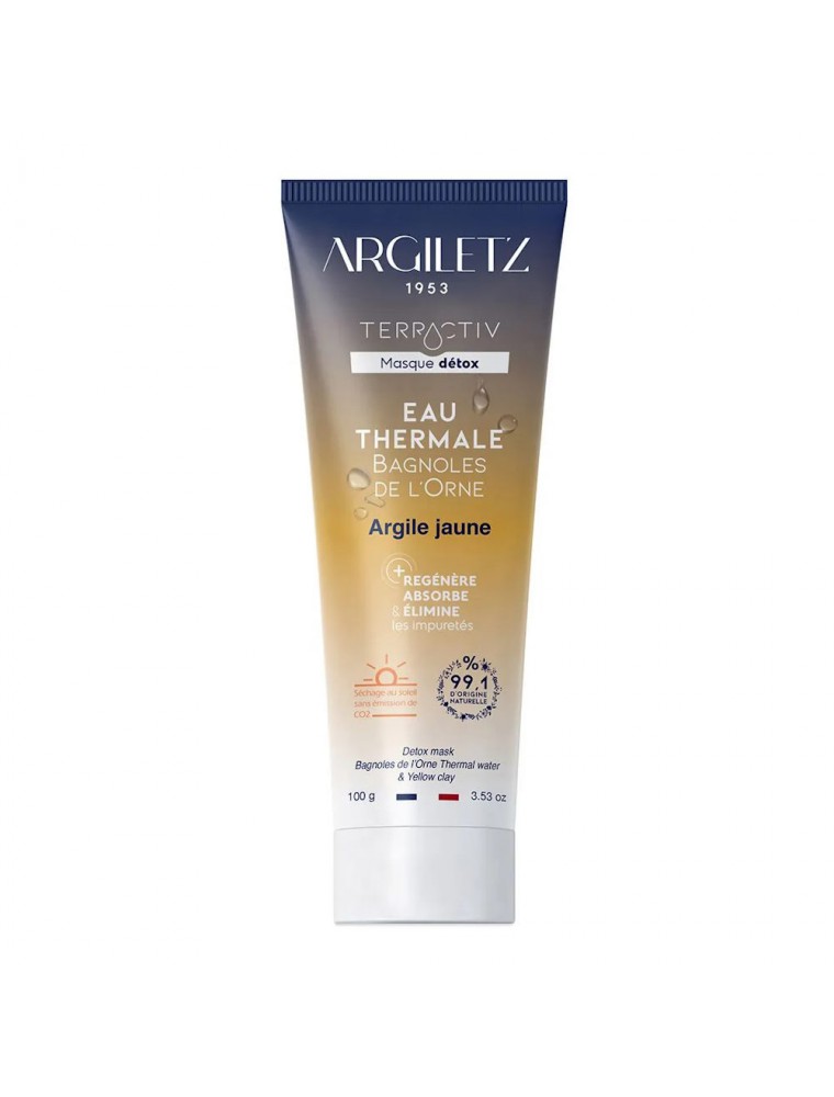 Image principale de la modale pour Masque à l’argile jaune - 100ml - Argiletz