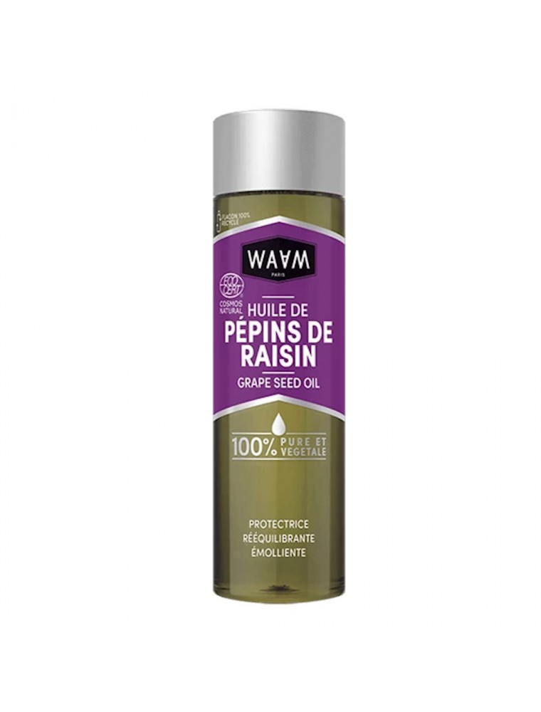 Image principale de la modale pour Pépins de Raisin Bio - Huile Végétale de Vitis vinifera 75 ml - Waam