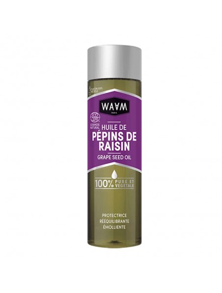 Image principale de Pépins de Raisin Bio - Huile Végétale de Vitis vinifera 75 ml - Waam