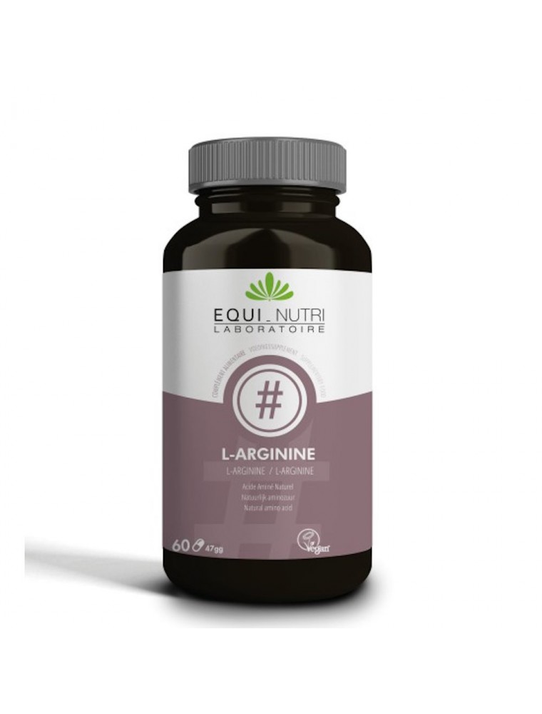 Image principale de la modale pour L-Arginine 500 mg - Détox et Tonus 60 gélules - Equi-Nutri