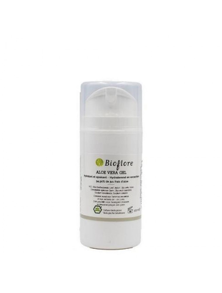 Image principale de la modale pour Gel pur d'Aloe vera vivant Bio - Hydratant 100ml - Bioflore