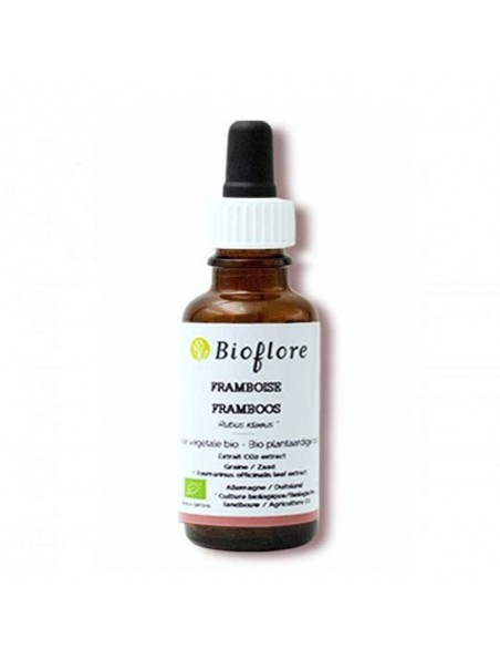 Image principale de Huile végétale de Framboise (graine) Bio - Extrait CO2  Ingrédient anti-âge 30 ml - Bioflore