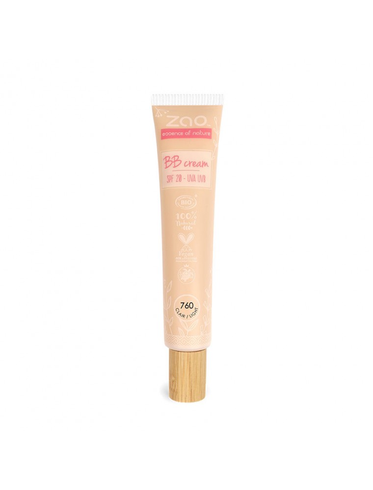 Image principale de la modale pour BB Cream Bio - Clair 760 30 ml - Zao Make-up