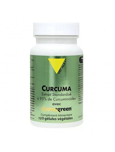 Achetez Curcuma 250mg - Articulations et Capital Osseux 120 gélules végétales - Vit'all+ à l'herboristerie Louis Image principale de Curcuma 250mg - Articulations et Capital Osseux 120 gélules végétales - Vit'all+
