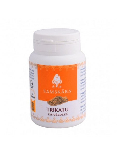 Achetez Trikatu - Digestion 125 gélules - Samskara à l'herboristerie Louis Image principale de Trikatu - Digestion 125 gélules - Samskara
