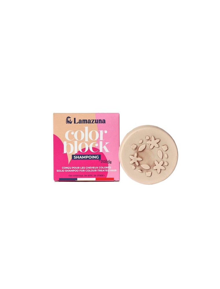 Image principale de la modale pour Color Block - Shampoing solide pour Cheveux Colorés 70ml - Lamazuna