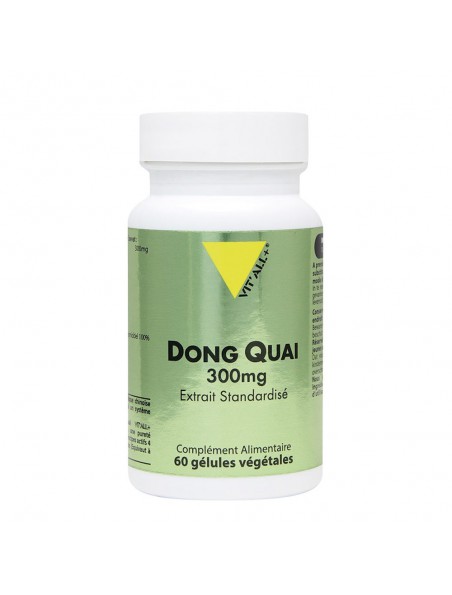 Image principale de Dong Quai 300mg - Bien-Être Féminin 60 gélules végétales - Vit'all+