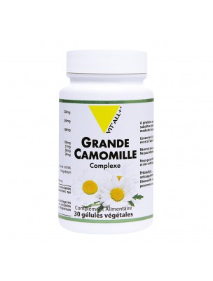Image de Grande Camomille Complexe - Maux de Tête 30 gélules végétales - Vit'all+ depuis Achetez les produits Vit'All + à l'herboristerie Louis (3)
