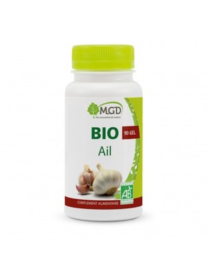 Image de Ail 280mg Bio - Circulation et Cholestérol 90 gélules - MGD Nature depuis PrestaBlog