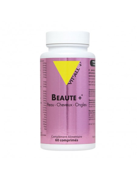 Image principale de Beauté + - Peau, Cheveux et Ongles 60 comprimés - Vit'all+