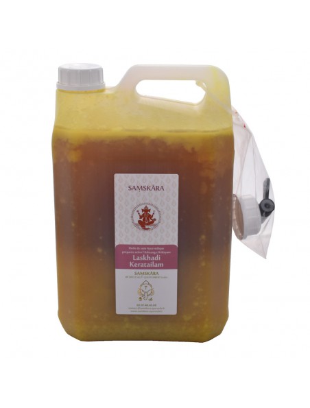Image principale de Lakshadi Keratailam - Huile Ayurvédique 5 Litres - Samskara