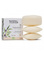 Image de Savons Extra-Doux Hypoallergéniques Bio - Peaux Sensibles Amande Douce 3x150 g - Rampal Latour depuis Hygiène naturelle : produits de phytothérapie et d'herboristerie (8)