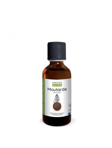 Image principale de Moutarde Bio - Huile végétale de Brassica nigra 50 ml - Propos Nature
