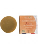 Image de Shampoing Douche au Lait de Chèvre Bio - Nature 110 grammes - Hitton depuis Shampoings naturels et biologiques | Phytothérapie et herboristerie