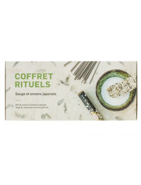 Achetez Coffret Rituels - Sauge et Encens Japonais - Tierra Zen à l'herboristerie Louis Image principale de Coffret Rituels - Sauge et Encens Japonais - Tierra Zen