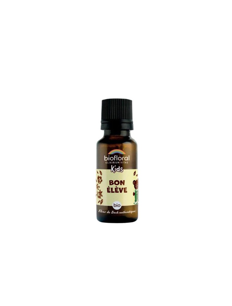 Image principale de la modale pour Bon Elève Bio - Fleurs de Bach Granules 19,5 g - Biofloral