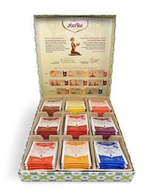 Image de Coffret Sélection Bio - Assortiments d'infusions ayurvédiques 45 sachets - Yogi Tea depuis louis-herboristerie