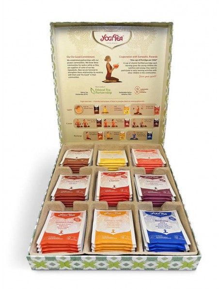 Image principale de Coffret Sélection Bio - Assortiments d'infusions ayurvédiques 45 sachets - Yogi Tea