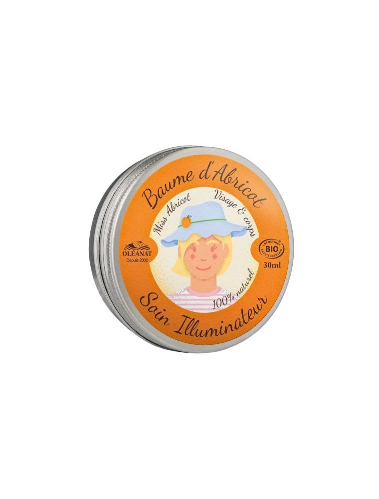 Image principale de la modale pour Baume d'Abricot Bio - Soin Illuminateur 30 ml - Oléanat
