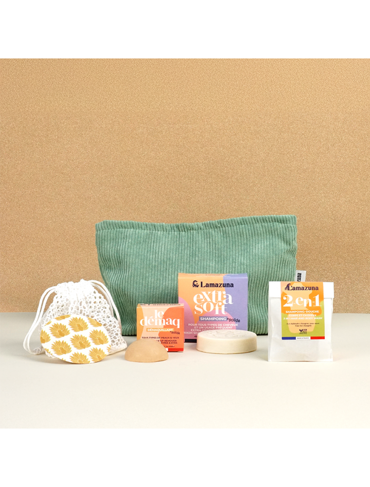 Image principale de la modale pour Trousse Clean Routine - Soins Visage, Corps et Cheveux - Lamazuna