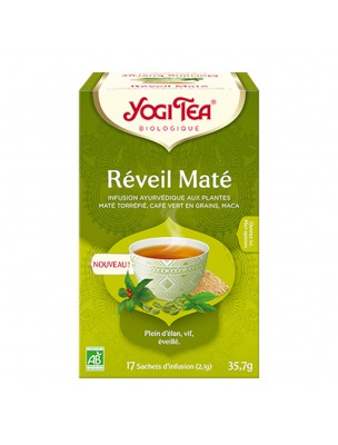 Image de Réveil Maté Bio - Infusions Ayurvédiques 17 sachets - Yogi Tea depuis Achetez les produits Yogi Tea à l'herboristerie Louis (2)