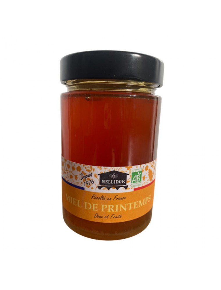 Image principale de la modale pour Miel de Printemps Bio - Miel Doux et Fruité 400g - Mellidor