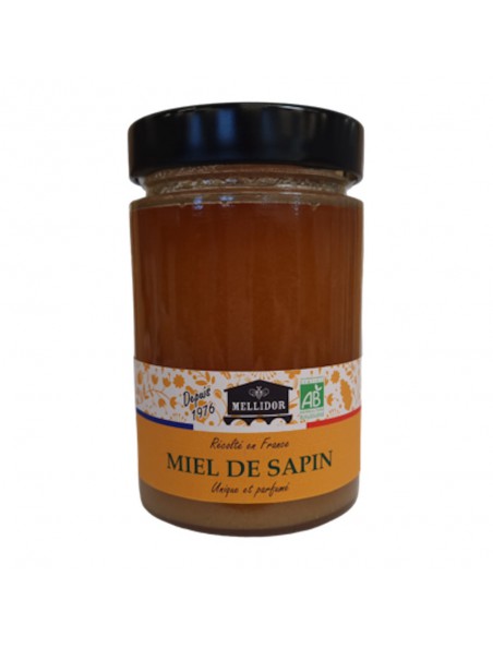 Achetez Miel de Sapin Bio - Miel Unique et Parfumé 400g - Mellidor à l'herboristerie Louis Image principale de Miel de Sapin Bio - Miel Unique et Parfumé 400g - Mellidor
