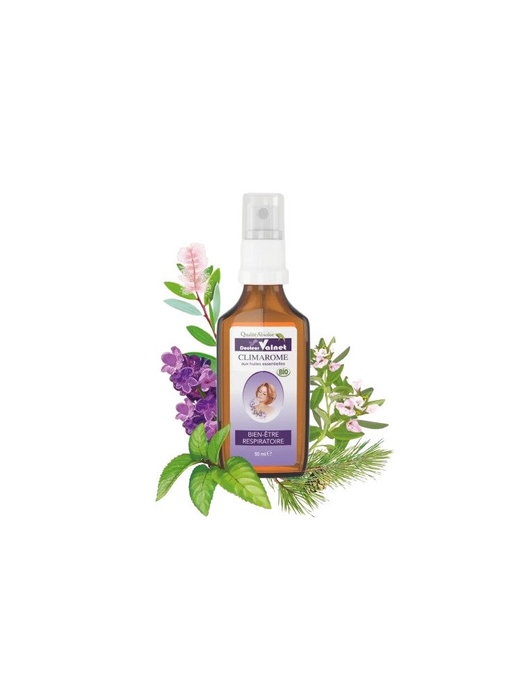 Image principale de la modale pour Climarome Bio - Bien-Être Respiratoire 50 ml - Docteur Valnet