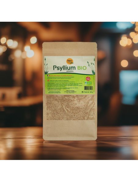 Achetez Psyllium blond Bio - Transit intestinal 300 grammes - Nature et Partage à l'herboristerie Louis Image principale de Psyllium blond Bio - Transit intestinal 300 grammes - Nature et Partage