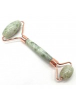 Image de Gua-Sha Jade Verte - Double Rouleau de Massage depuis Produits de massage naturels - Un bien-être au naturel