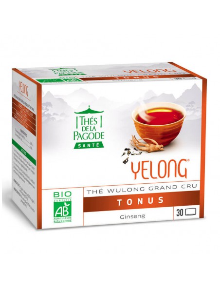 Achetez Yelong Bio - Tonus 30 Infusettes - Thés de la Pagode à l'herboristerie Louis Image principale de Yelong Bio - Tonus 30 Infusettes - Thés de la Pagode