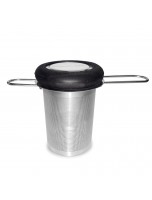 Image de Infuseur à thé Inox avec son couvercle et ses charnières Noir depuis Filtres et infuseurs de qualité pour vos tisanes et infusions