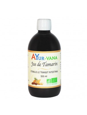 Image de Jus de Tamarin Bio - Transit 500 ml - Ayur-Vana depuis Achetez les produits Ayur-vana à l'herboristerie Louis