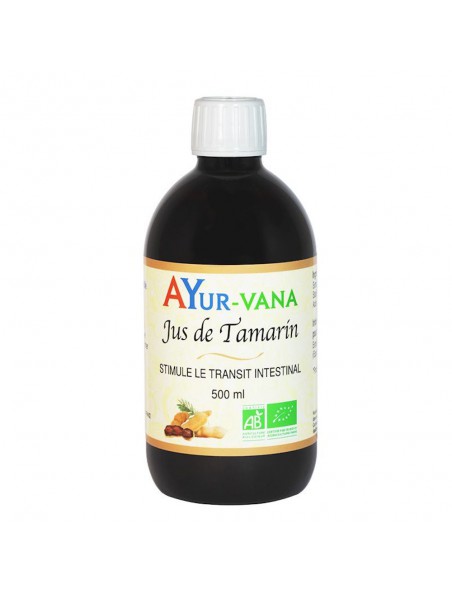 Achetez Jus de Tamarin Bio - Transit 500 ml - Ayur-Vana à l'herboristerie Louis Image principale de Jus de Tamarin Bio - Transit 500 ml - Ayur-Vana