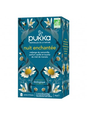 Image de Nuit Enchantée Bio - Infusion 20 sachets - Pukka Herbs depuis Achetez les produits Pukka Herbs à l'herboristerie Louis