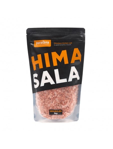 Image principale de Sel Rose de l'Himalaya Himasala - Sel de Cuisine 1 Kg - Purasana