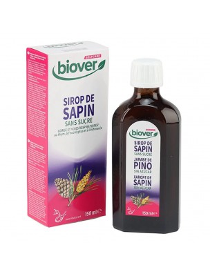 Image de Sirop de Sapin Sans Sucre - Respiration 150 ml - Biover depuis louis-herboristerie