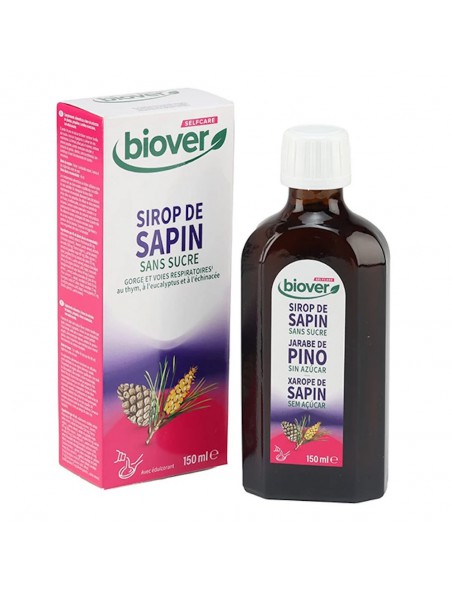 Image principale de Sirop de Sapin Sans Sucre - Respiration 150 ml - Biover