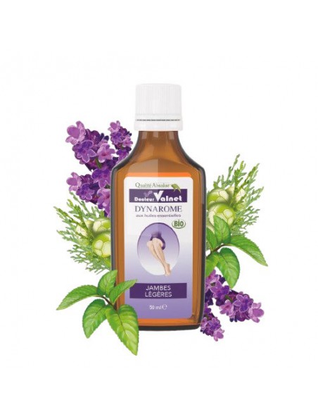 Image principale de Dynarome Bio - Jambes Légères 50 ml - Docteur Valnet
