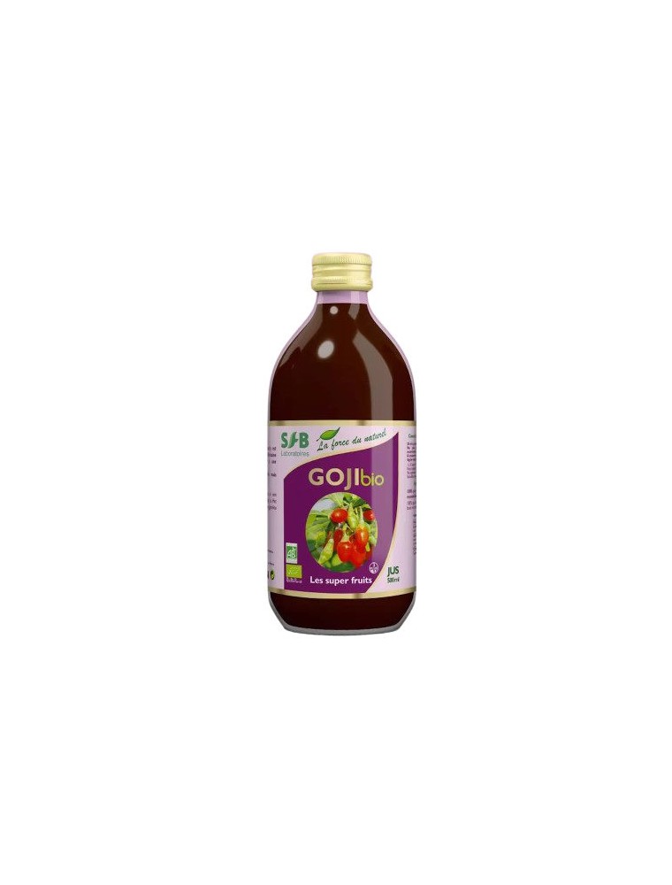 Image principale de la modale pour Jus de Goji Bio - Vitalité 500ml - SFB Laboratoires