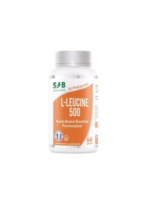 Image de L-Leucine 500 - Acide aminé 60 gélules -SFB Laboratoires depuis Achetez les produits SFB Laboratoires à l'herboristerie Louis