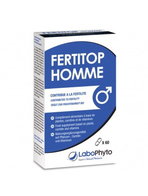Image de FertiTop Homme - Fertilité chez l'Homme 60 gélules - LaboPhyto depuis Achetez les produits LaboPhyto à l'herboristerie Louis