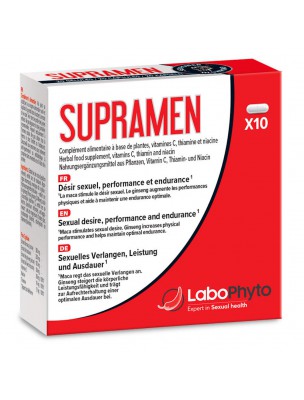 Image de SupraMen - Aphrodisiaque naturel 10 capsules - LaboPhyto depuis louis-herboristerie