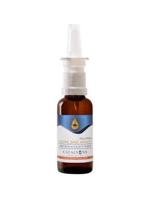 Image de Cuivre Zinc Argent colloïdal - Spray nasal 30 ml - Catalyons depuis Achetez les produits Catalyons à l'herboristerie Louis