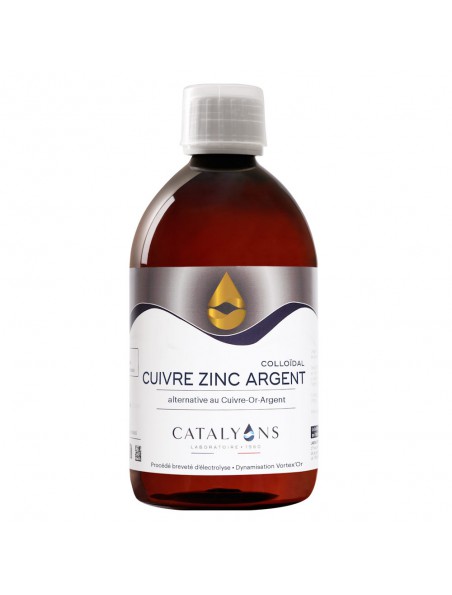Image principale de Cuivre, Zinc et Argent - Oligo-éléments 500 ml - Catalyons